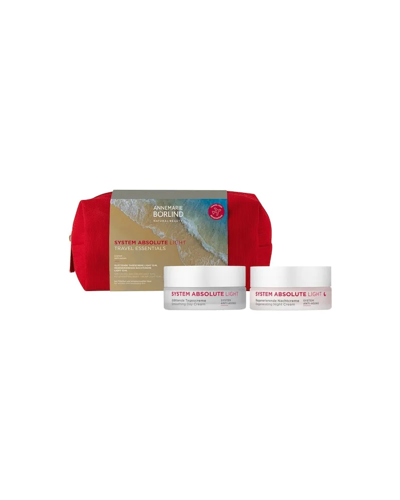 Annemarie Börlind ANNEMARIE-BOeRLIND Gesichtspflege SYSTEM-ABSOLUTE-Travel Essentials Glättende Tagescreme Light 15 ml + Regenerierende Nachtcreme Light 15 ml 29,95 