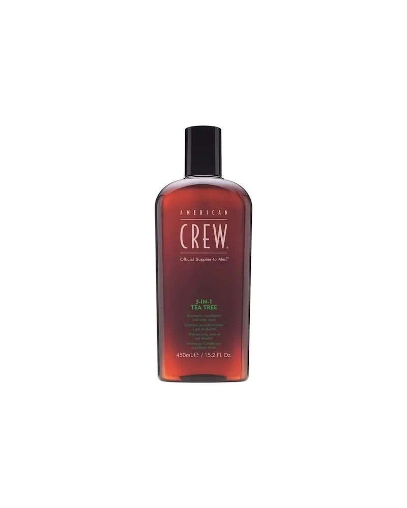 American Crew Haare, Körper & Gesicht Haarpflege & Körperpflege 3-in-1 Tea Tree Refreshing Shampoo, Conditioner and Body Wash 