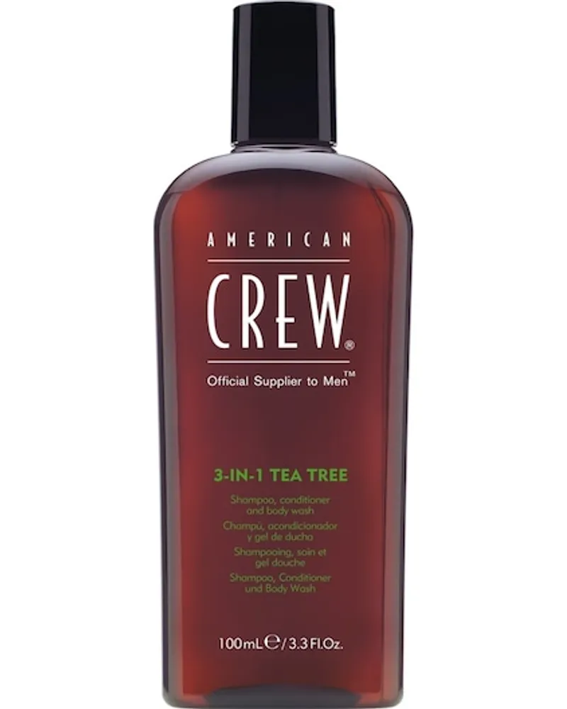 American Crew Haare, Körper & Gesicht Haarpflege & Körperpflege 3-in-1 Tea Tree Refreshing Shampoo, Conditioner and Body Wash 