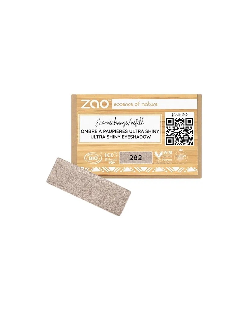 Zao Augen Lidschatten-PrimerUltra Shiny Eyeshadow Refill 285 Pink Metal 