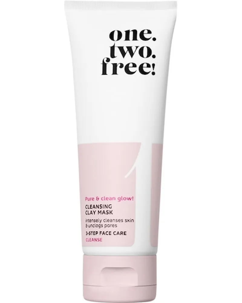 one.two.free! Pflege Gesichtsreinigung Cleansing Clay Mask 