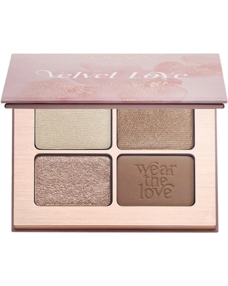 ZOEVA Augen Lidschatten Velvet Love Eyeshadow Quad Palette Beautiful Bright Eyes 