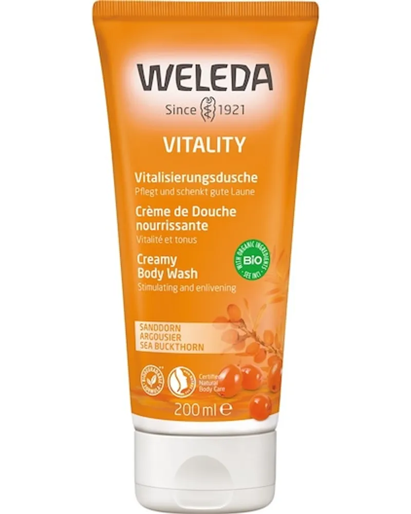 Weleda Körperpflege Duschpflege VitalityVitalisierungsdusche Sanddorn 