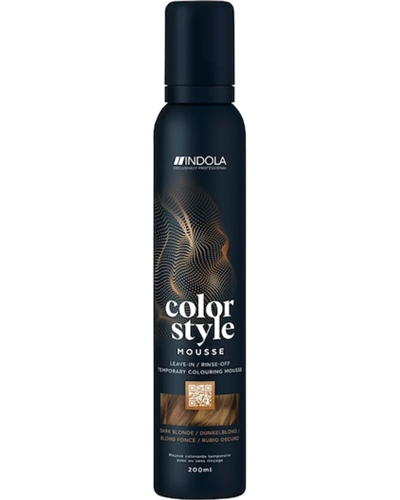 Indola Semi-permanente Haarfarbe Color Style Mousse Dark Blonde 