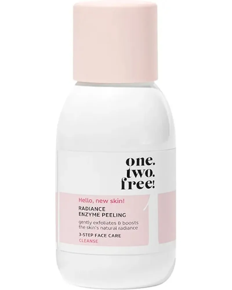 one.two.free! Pflege Gesichtsreinigung Radiance Enzyme Peeling 