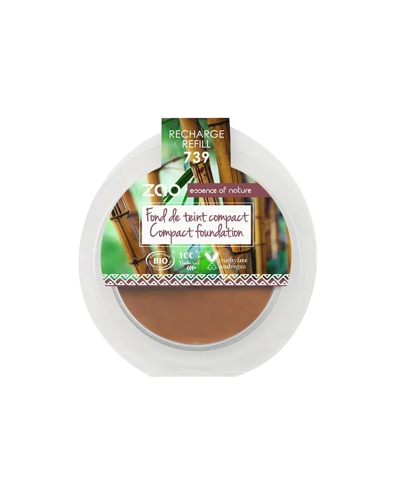 Zao Gesicht FoundationRefill Compact Foundation Nr. 740 Dark Mahagony 