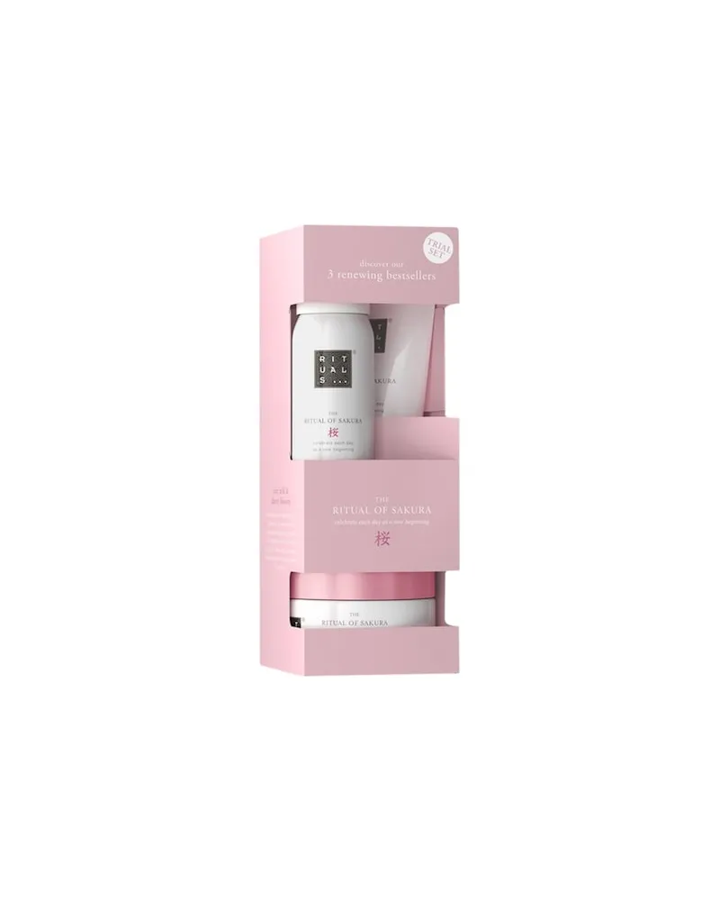 RITUALS Rituale The-Ritual-Of-SakuraTrial Set The Ritual of Sakura Foaming Shower Gel 50 ml + The Ritual of Sakura Body Cream 70 ml + The Ritual of Sakura Body Scrub 125 g 18,90 