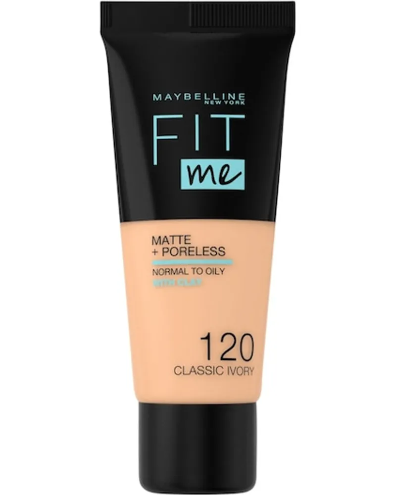 Maybelline Teint Make-up Foundation Fit Me! Matte + Poreless Foundation 100 Warm Ivory 