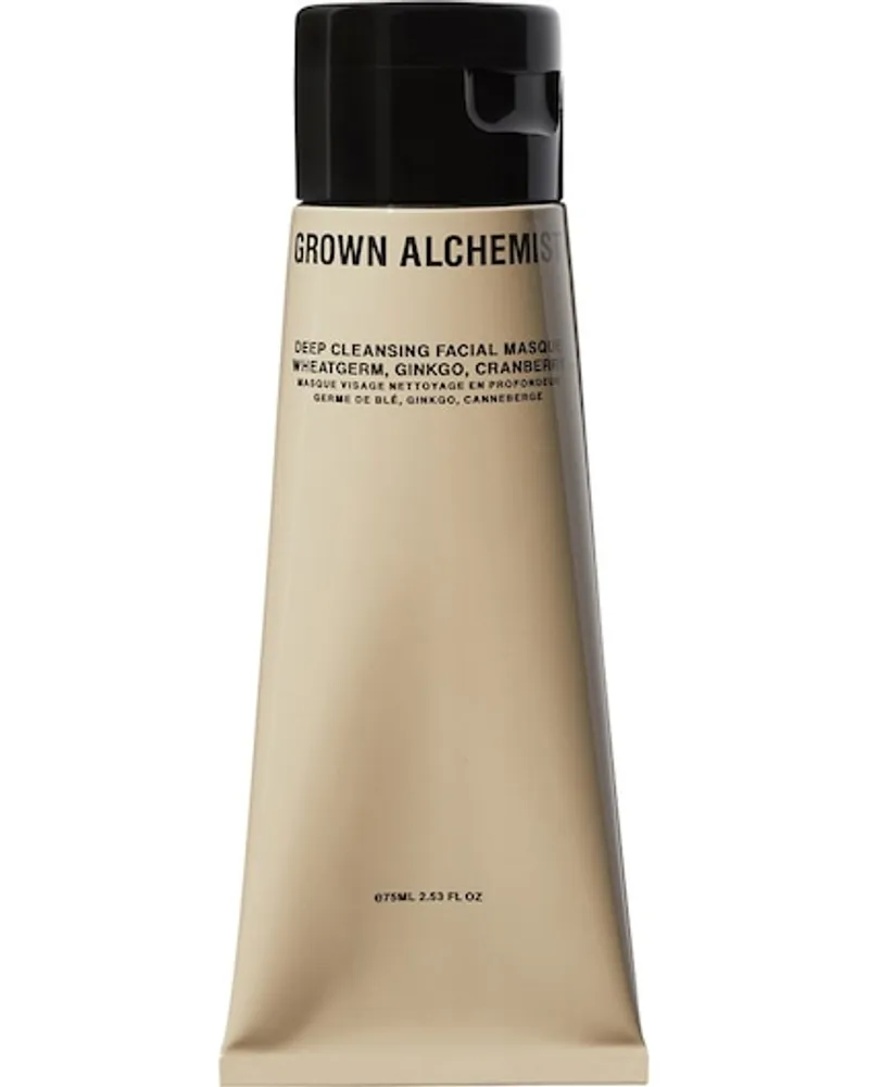 Grown Alchemist Gesichtspflege Masken Wheatgerm, Ginkgo & CranberryDeep Cleansing Facial Masque 