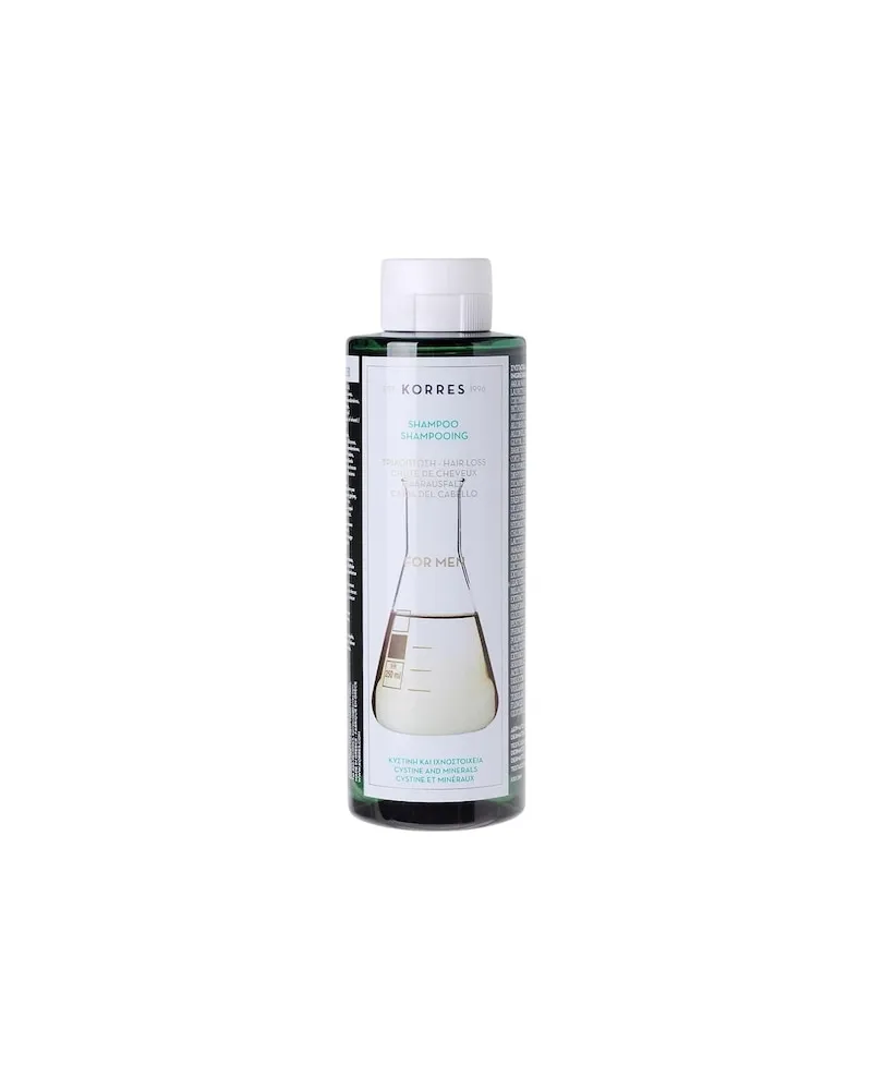 Korres Haarfarbe-und-Haarpflege Spezial-ShampoosCystine und MineralsShampoo gegen Haarausfall 47,16 € / 1 l 