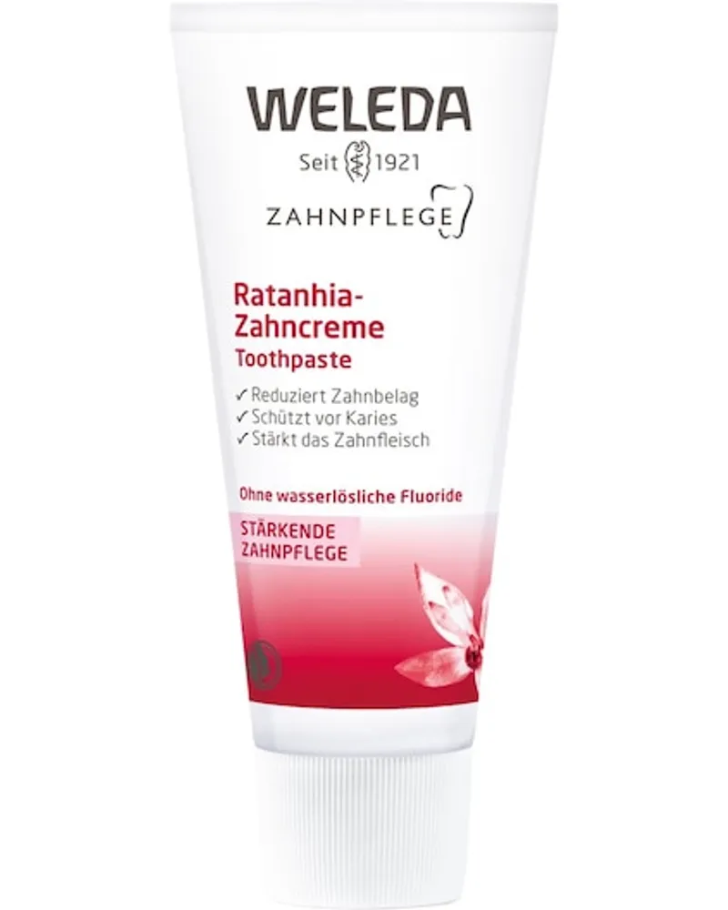 Weleda Gesichtspflege Zahn- und Mundpflege Ratanhia Zahncreme 