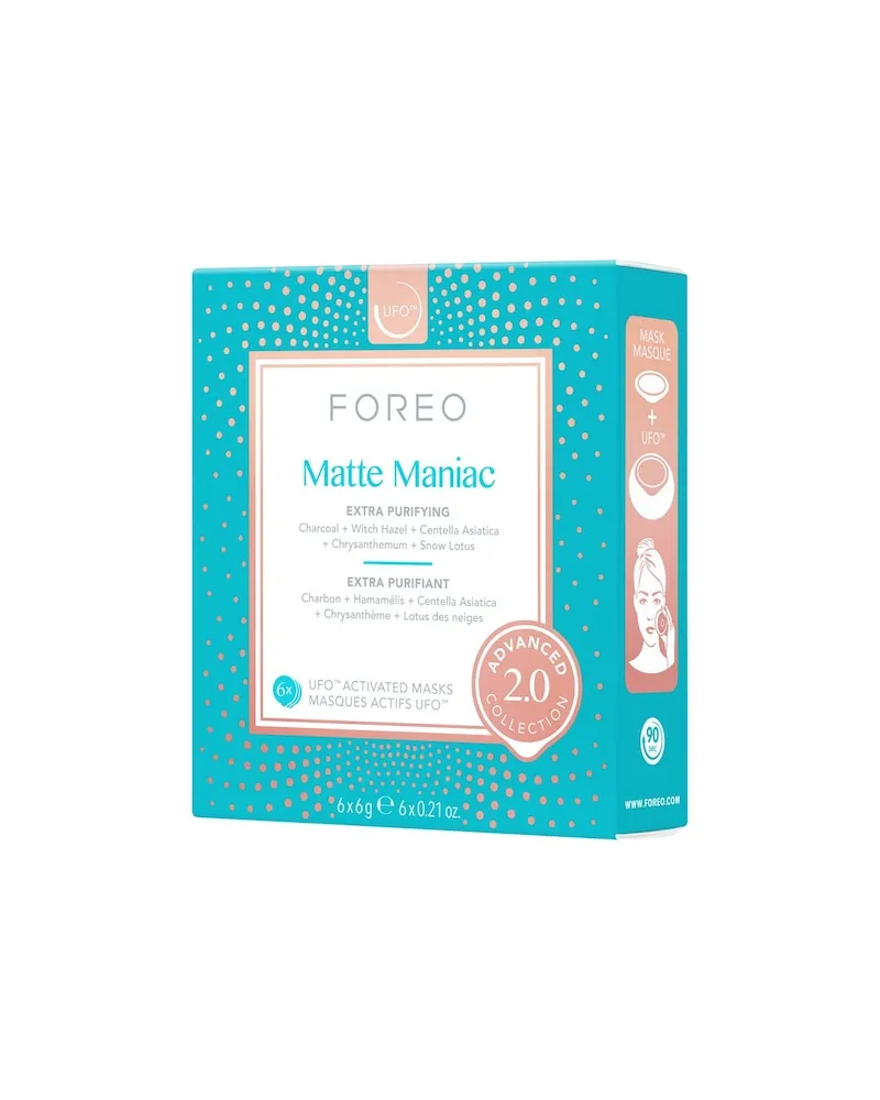 FOREO Gesichtspflege MaskenbehandlungMatte Maniac 2.0UFO Maskenpads 