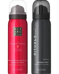 RITUALS Rituale The Ritual Of Ayurveda Beauty to Go - Shower Foam Duo 2024 Homme Shower Foam Ayurveda Foaming Shower Gel 