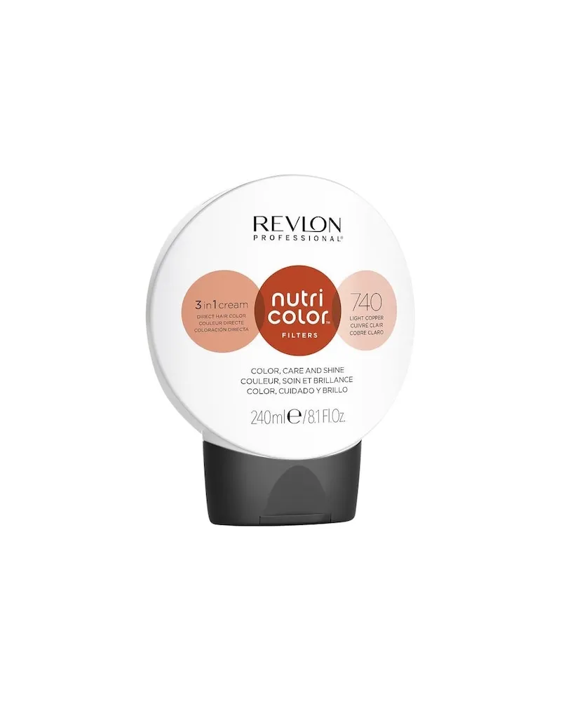Revlon Revlon-Professional Haarfarbe-Haartoenung Nutri-Color-Filters740 Light Copper 74,79 € / 1 l 