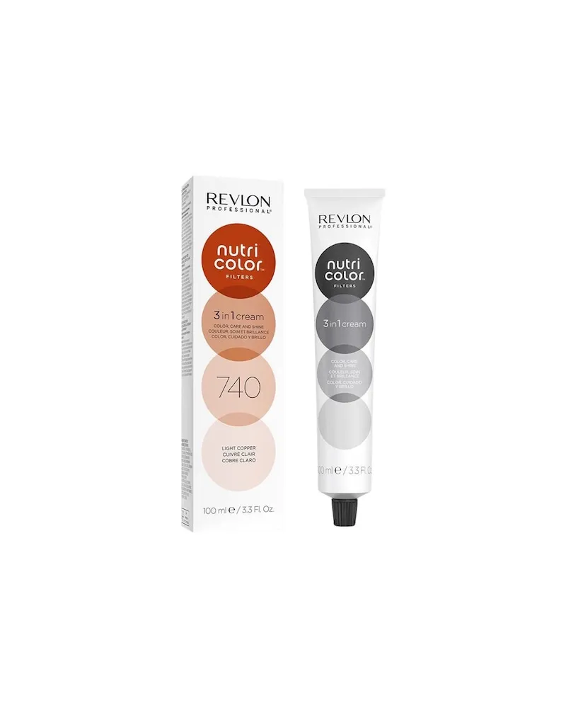 Revlon Revlon-Professional Haarfarbe-Haartoenung Nutri-Color-Filters740 Light Copper 74,79 € / 1 l 