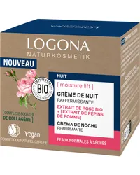 Logona Gesichtspflege Nachtpflege Bio-Rosenextrakt und ApfelsamenextraktMoisture Lift Straffende Schlafcreme 399,80 € / 1 l 