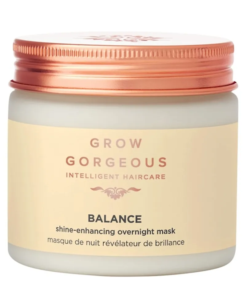 Grow Gorgeous Haarpflege Haarmasken Shine-Enhancing Overnight Mask 