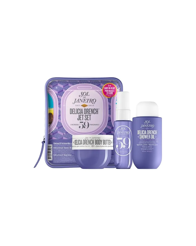 Sol de Janeiro Sol-de-Janeiro Kollektionen Cheirosa-59-Jet Set Delicia Drench™ Duschöl 90 ml + Delicia Drench™ Körperbutter 50 ml + Cheirosa 59 Body Mist 30 ml 30,00 