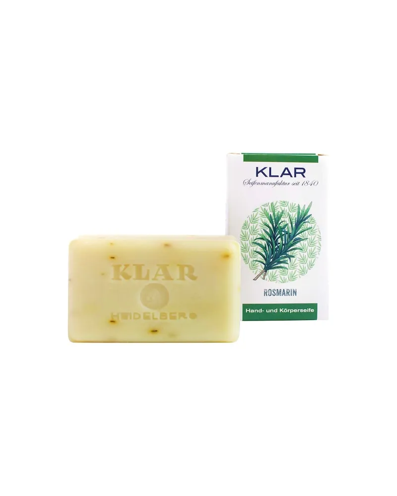 Klar Seifen Klar-Seifen Pflege Feste-SeifenHand- und Körperseife Rosmarin 49,90 € / 1 kg 