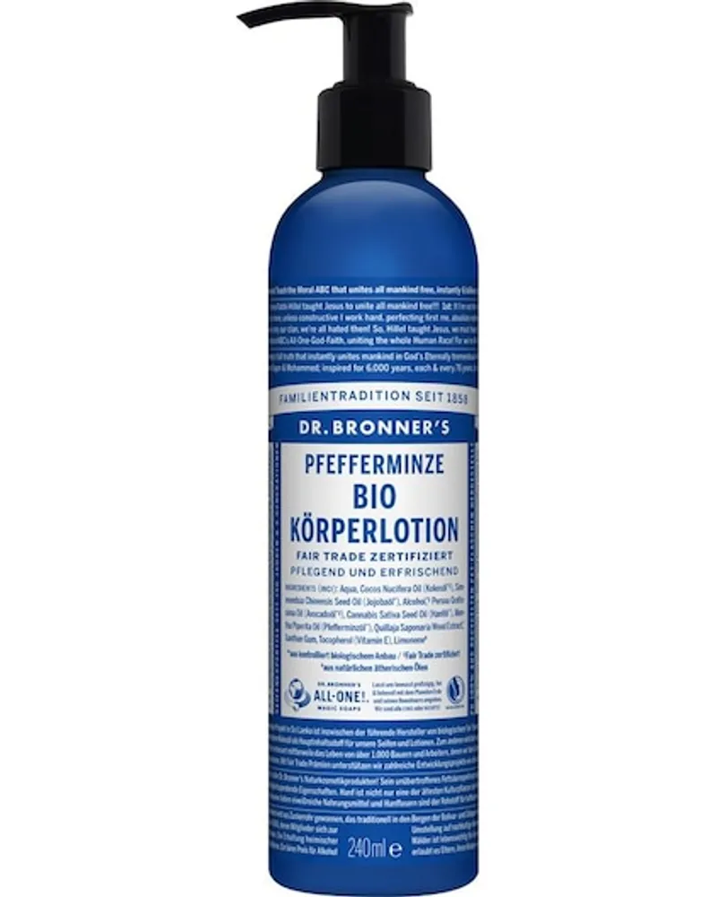 Dr. Bronner's Pflege Körperpflege Pfefferminze Bio Körperlotion 