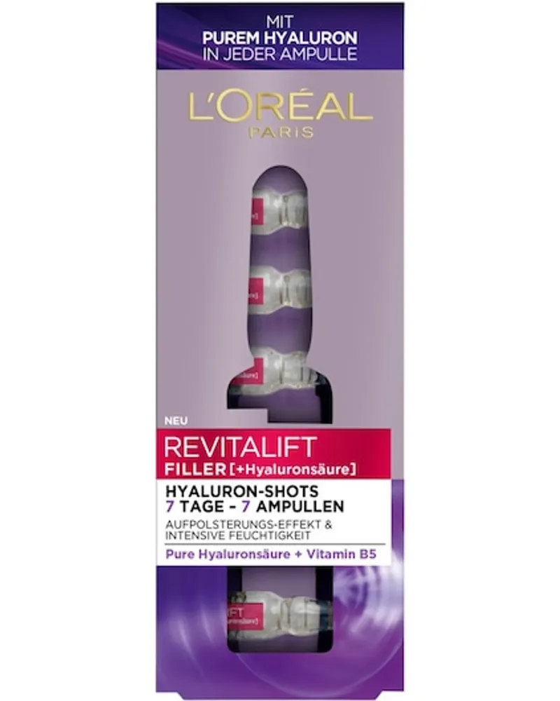 L'Oréal Gesichtspflege Seren Filler Hyaluron-Shots Ampullen 