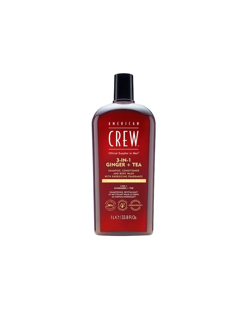 American Crew American-Crew Haare,-Koerper-Gesicht Haarpflege-Koerperpflege3-in-1 Ginger + Tea Shampoo, Conditioner and Body Wash 22,33 € / 1 l 