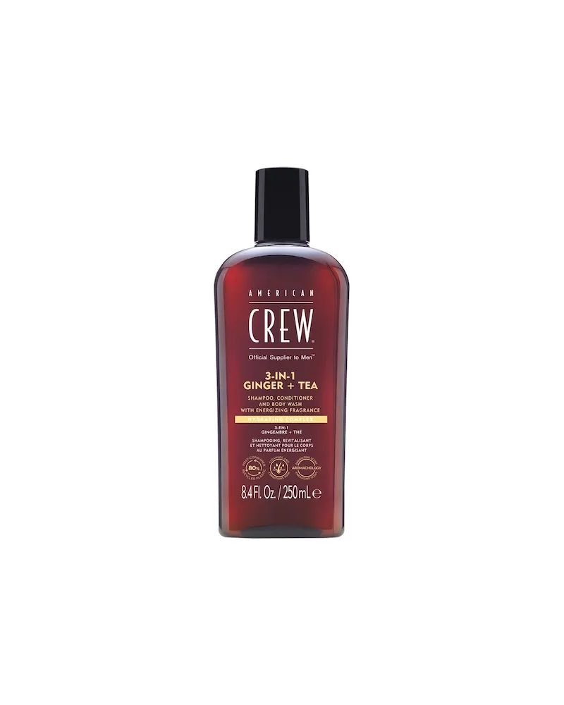 American Crew American-Crew Haare,-Koerper-Gesicht Haarpflege-Koerperpflege3-in-1 Ginger + Tea Shampoo, Conditioner and Body Wash 39,07 € / 1 l 