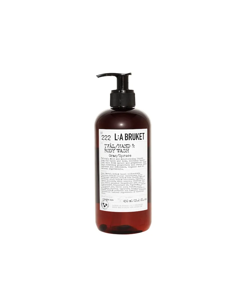 L:A Bruket LA-BRUKET Koerperpflege Reinigung222 Hand & Body Wash Spruce 75,56 € / 1 l 