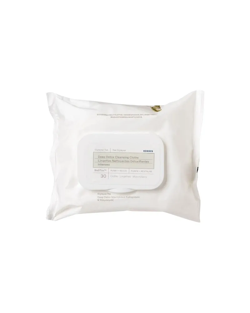 Korres Gesichtspflege Cleansing-DailyOLYMPUS TEADetox-Reinigungstücher 0,24 € / 1 Stk 