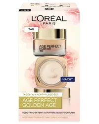 L'Oréal Collection Age Perfect Golden Age Tag & NachtGeschenkset Golden Age Rosé Tagespflege 50 ml + Golden Age Rosé Nachtpflege 50 ml 