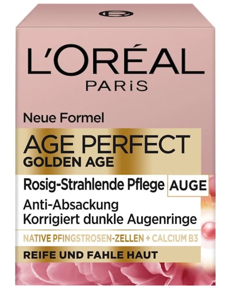 L'Oréal Gesichtspflege Augenpflege Golden Age Rosé Augenpflege 