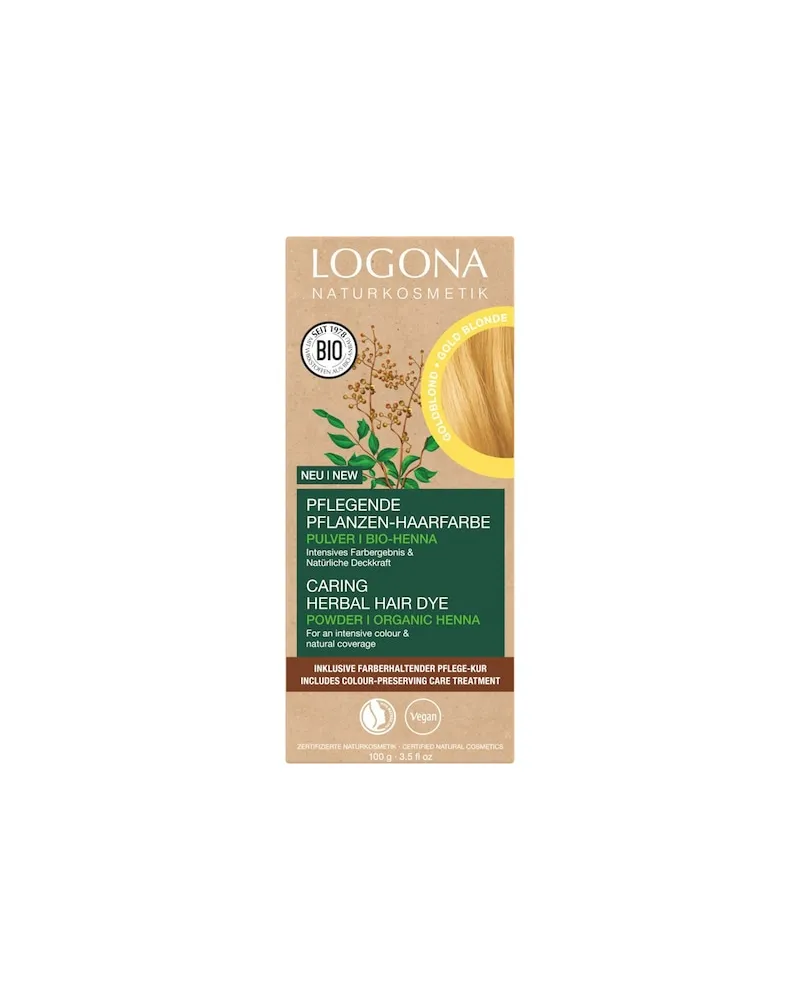 Logona Haarpflege HaarfarbePflegende Pflanzen-Haarfarbe Aschbraun 133,50 € / 1 kg 