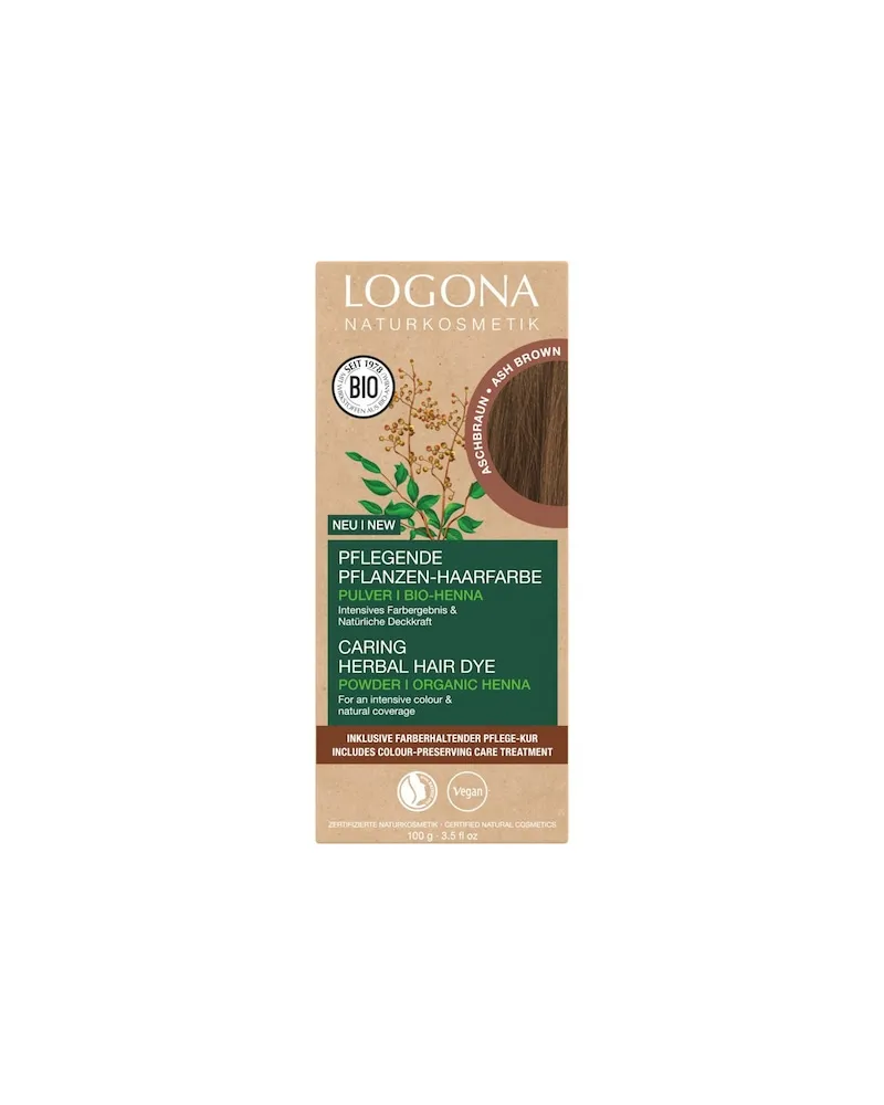 Logona Haarpflege HaarfarbePflegende Pflanzen-Haarfarbe Aschbraun 133,50 € / 1 kg 