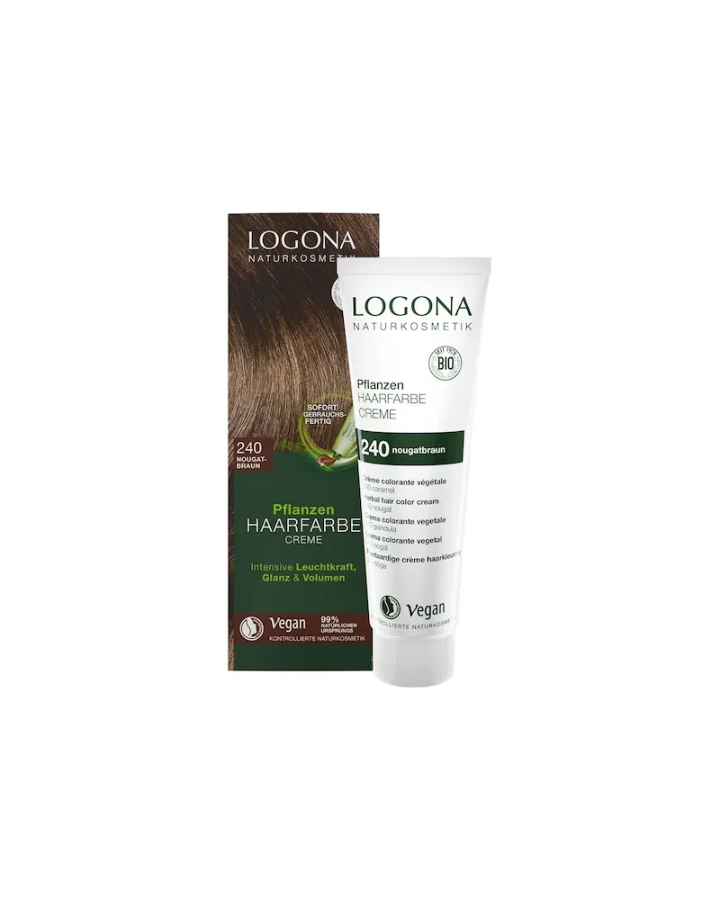 Logona Haarpflege HaarfarbePflanzen Haarfarbe Creme Nr. 240 Nougatbraun 105,40 € / 1 l 