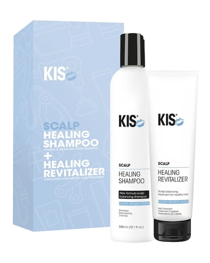 KIS Keratin Infusion System Haare Scalp Duo Set Scalp Healing Shampoo 300 ml + Scalp Healing Revitalizer 150 ml 