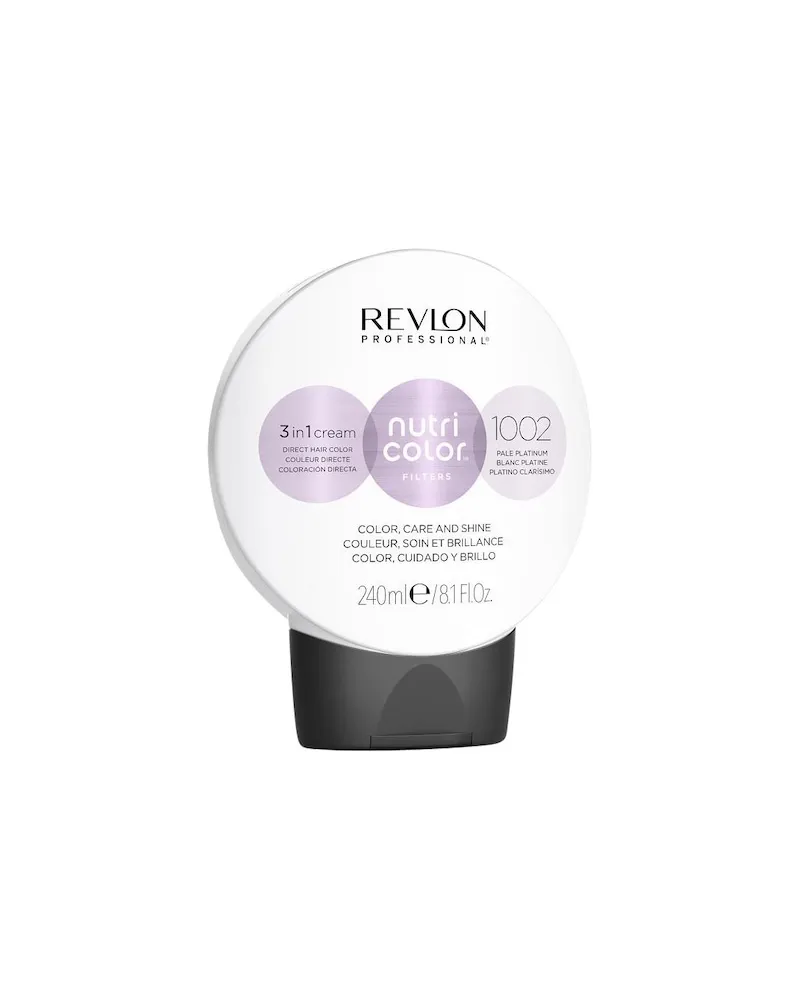 Revlon Revlon-Professional Haarfarbe-Haartoenung Nutri-Color-Filters1002 Pale Platinum 64,54 € / 1 l 