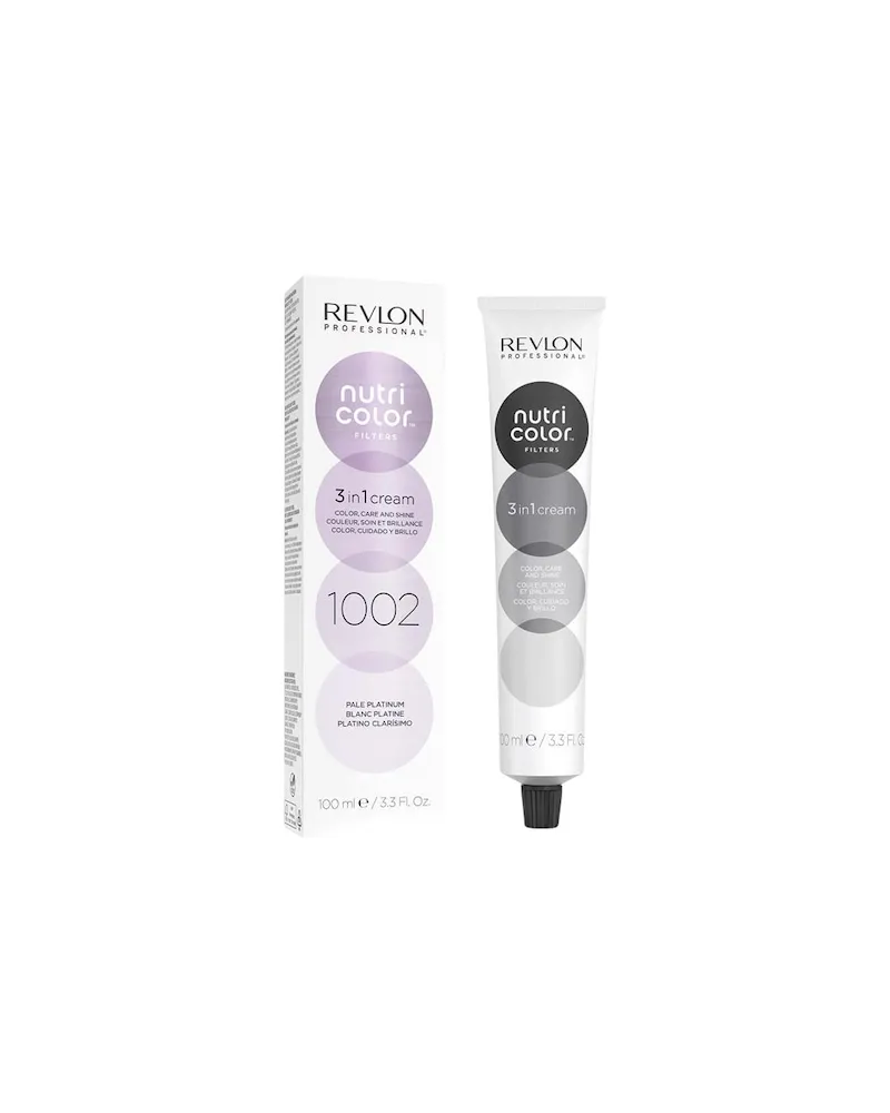 Revlon Revlon-Professional Haarfarbe-Haartoenung Nutri-Color-Filters1002 Pale Platinum 64,54 € / 1 l 