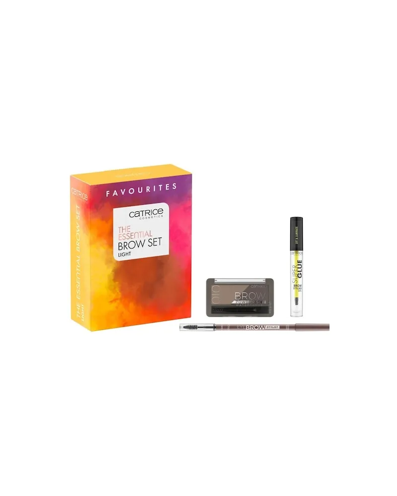 catrice Augen AugenbrauenThe Essential Brow Set Light Eye Brow Stylist 020 Date With Ash-Ton Waterproof 1,4 g + Brow Powder Set Waterproof 010 Ash Blond 4 g + Super Glue Brow Styling Gel 4 ml 10,49 