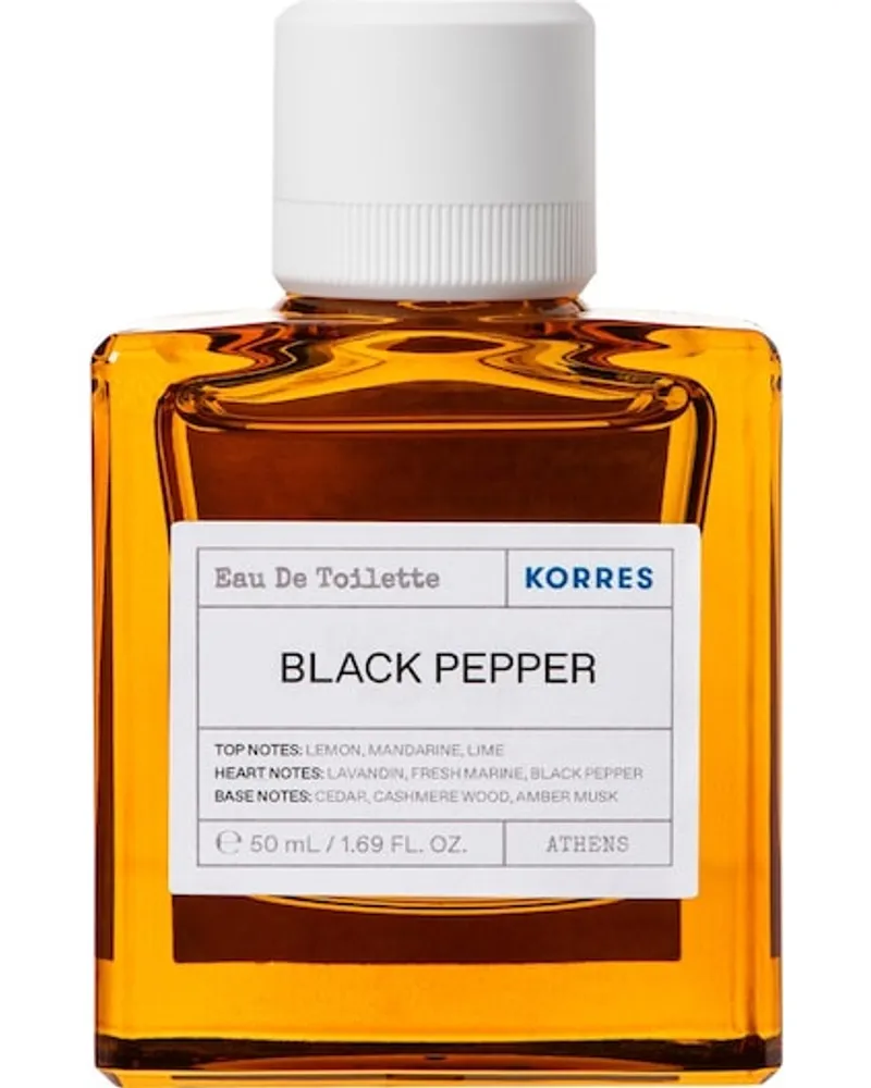 Korres Düfte Herrendüfte Black PepperEau de Toilette Spray 