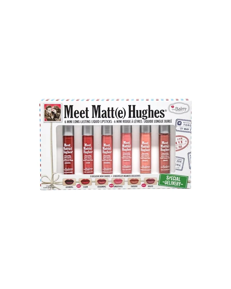 the Balm The-Balm Lippen LipstickMeetMatteHughes Special Delivery Adoring Calm Charming Ambitious Patient Brave 1,2 ml 