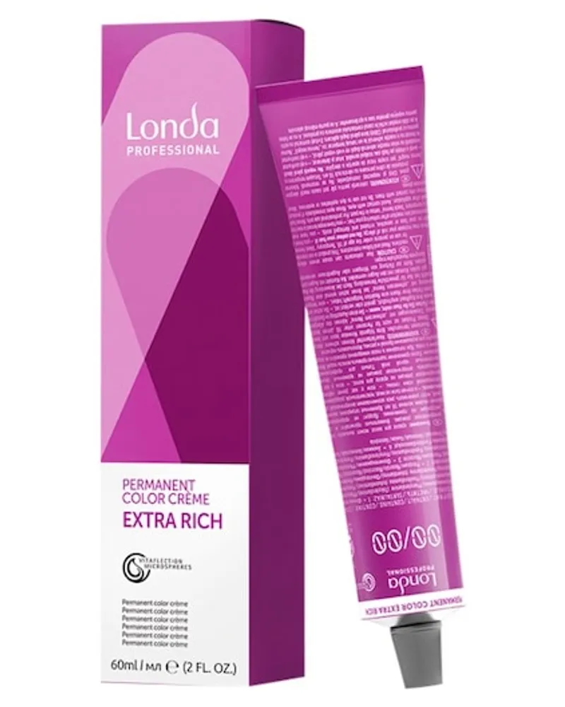 Londa Professional Haarfarben & Tönungen Londacolor Permanente Cremehaarfarbe 7/37 Mittelblond Gold Braun 