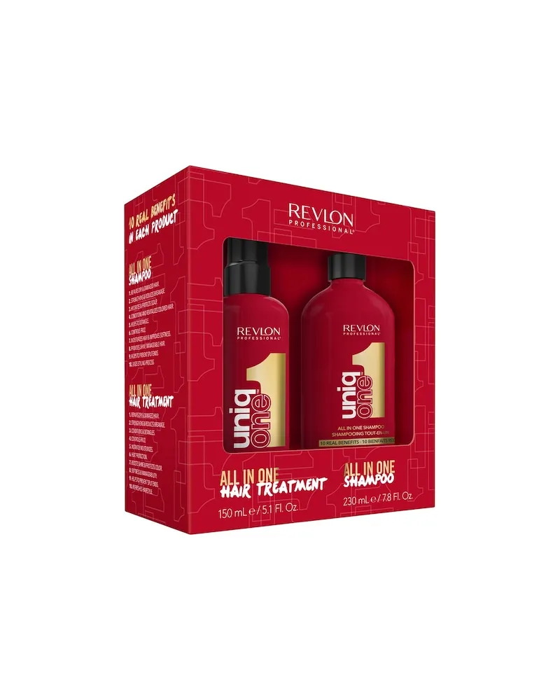 Revlon Revlon-Professional Haarpflege UniqoneAll in One Classic Hair Treatment & All in One Shampoo Pack All in One Shampoo 230 ml + All in One Hair Treatment 150 ml 20,58 