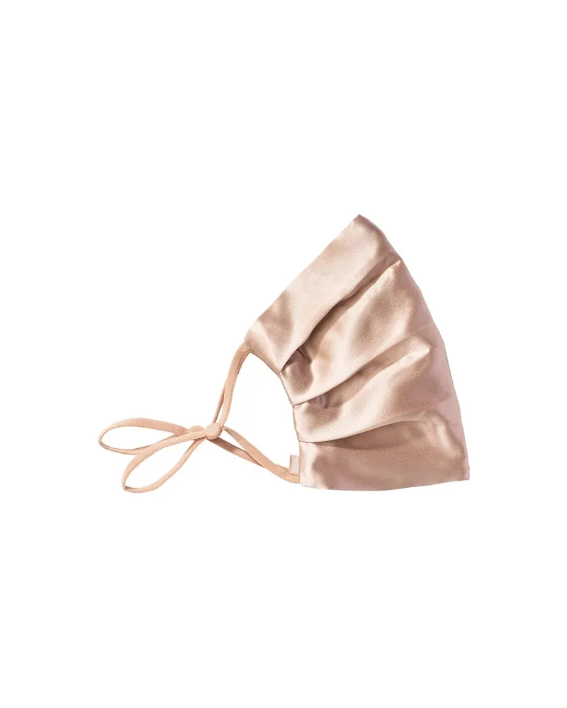 slip Accessoires Face Coverings Pure Silk Face Cover Rose Gold 