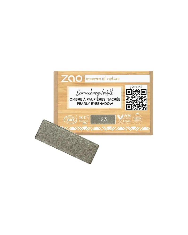 Zao Augen Lidschatten-PrimerPearly Eyeshadow Refill 132 Peach Pink 