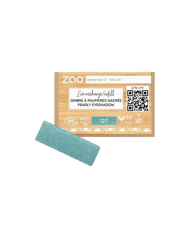 Zao Augen Lidschatten-PrimerPearly Eyeshadow Refill 132 Peach Pink 