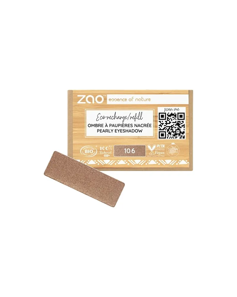 Zao Augen Lidschatten-PrimerPearly Eyeshadow Refill 102 Pinky Beige 