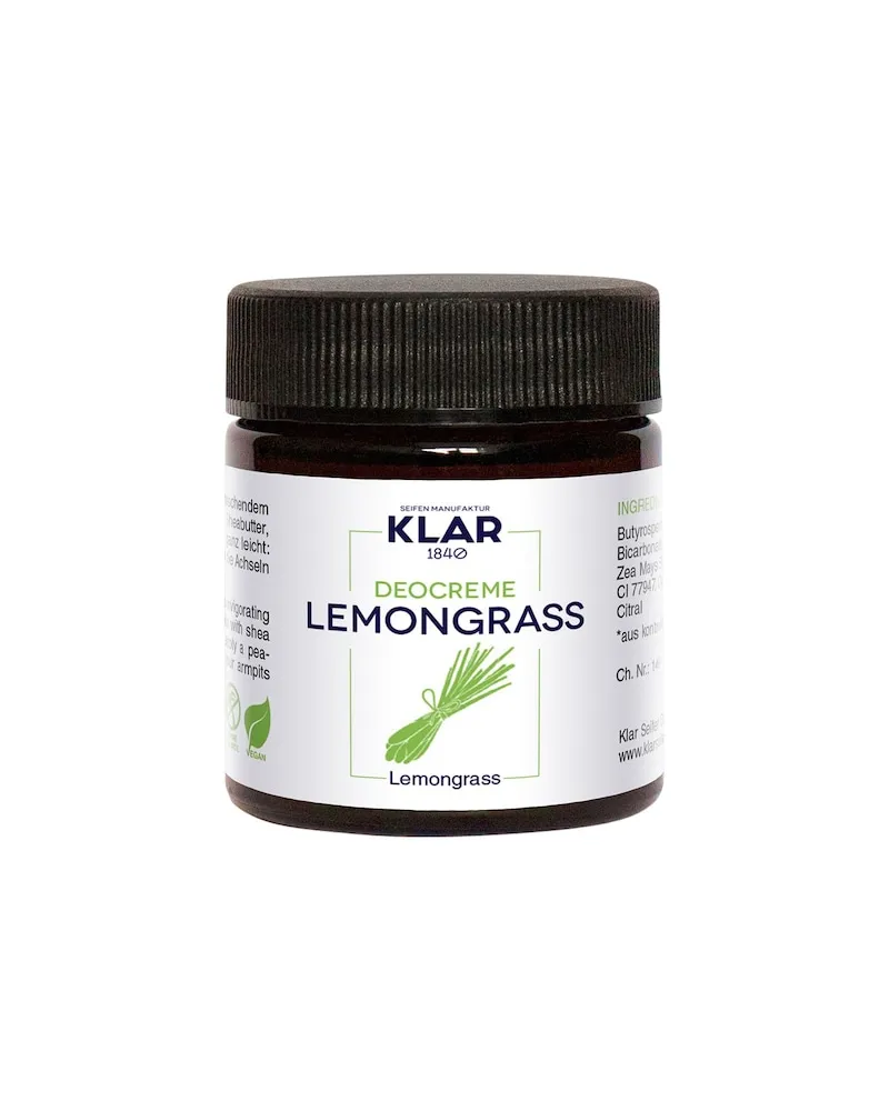 Klar Seifen Klar-Seifen Pflege Feste-DeocremeLemongras 316,67 € / 1 l 