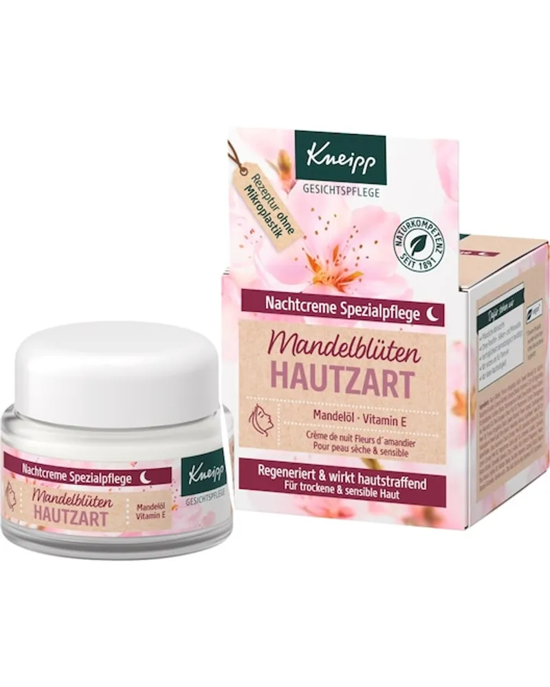 Kneipp Gesundheit Kosmetik Nachtcreme Mandelblüten Hautzart 