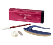 Make-up Nagel Nagel Politur Set Glanz Puder + Wildlederpolierer