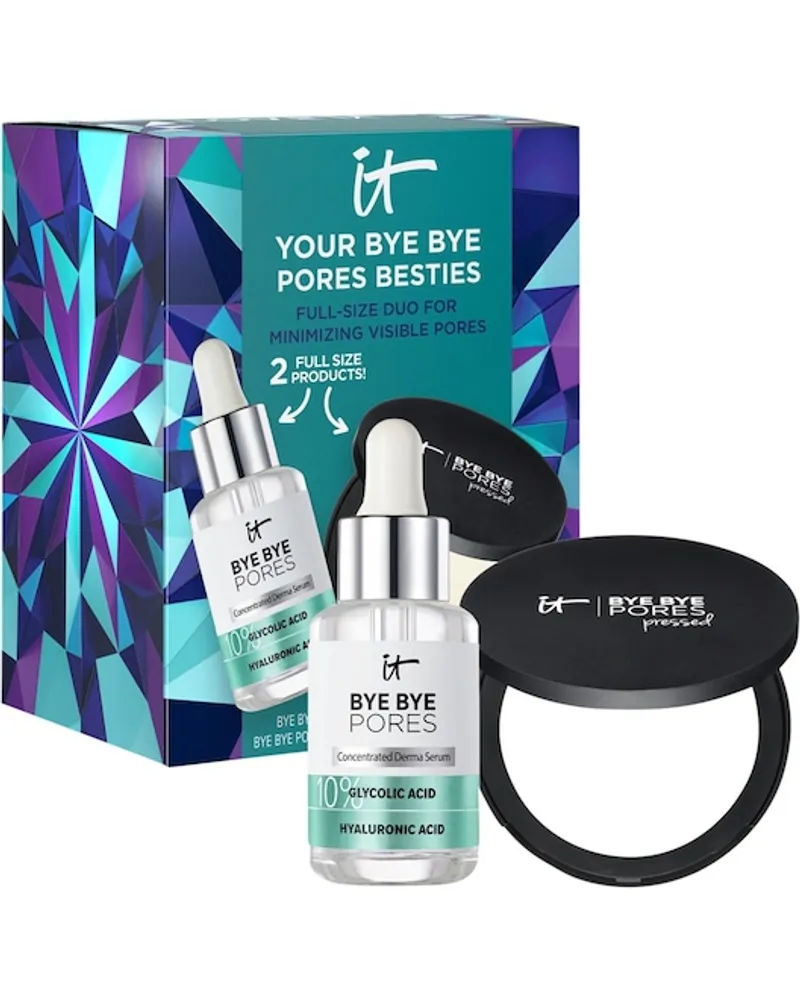 IT Cosmetics Collection Bye Bye Geschenkset Bye Bye Pores Serum 30 ml + Bye Bye Pores Pressed Powder 9 g 